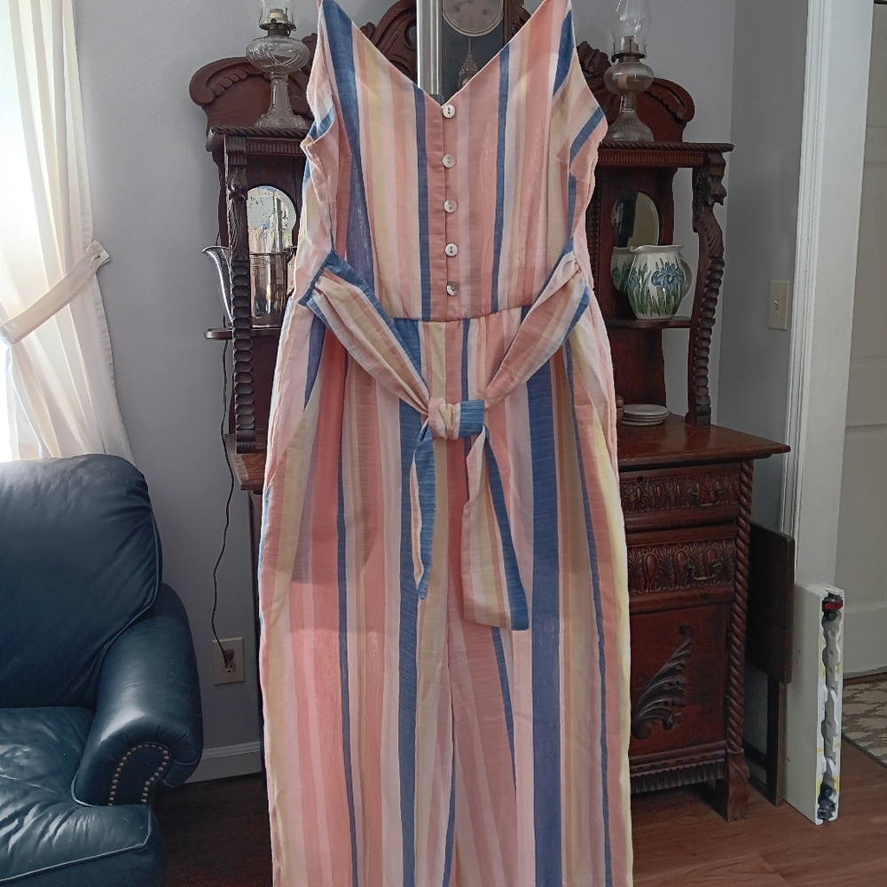 As U Wish Pastel Striped Maxi Dress